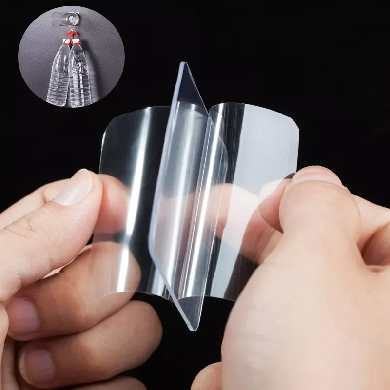 

Sided Tape Super Sticky PVC Nano Transparent No Trace Acrylic Reusable Waterproof Adhesive Pendating Fixed Home Supplies