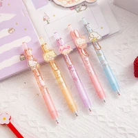 kawaii sanrio press pen hello kittys my melody accessories cute beauty cartoon anime student exam signing pen toys for girl gift