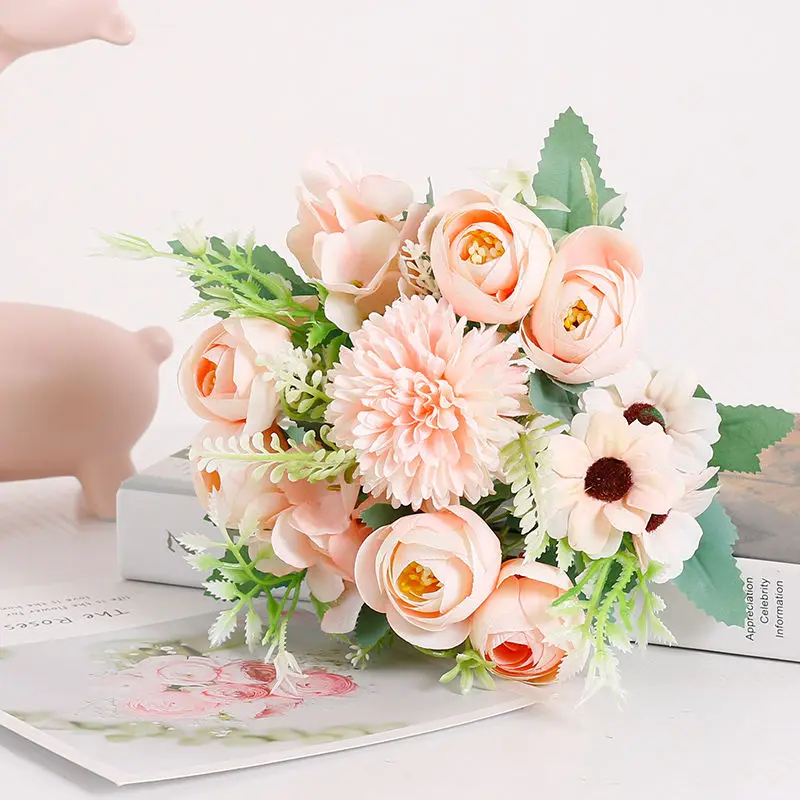 

Искусственная Шелковая Роза, бутон, цветок, головка, букет для творчества, подарок, свадебное украшение для дома, аксессуары для свадьбы