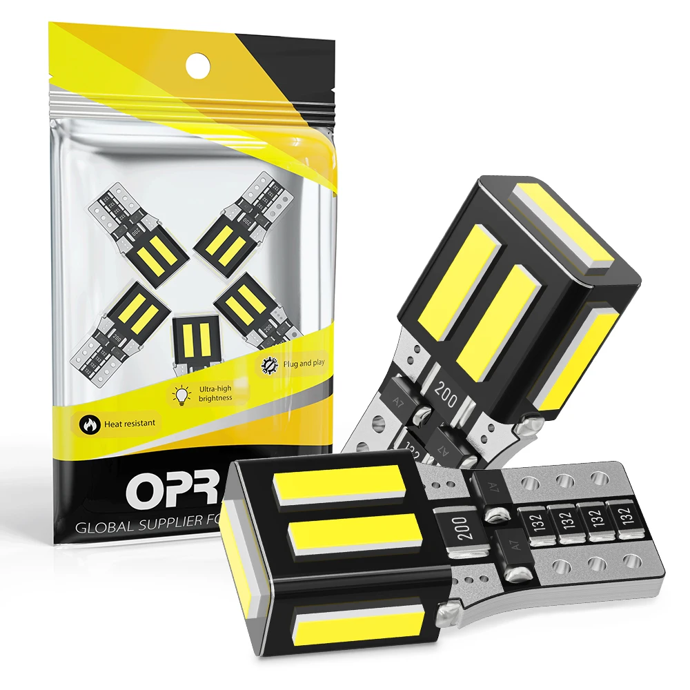 2/10 шт. T10 CarLed Light W5W 194 7020 7SMD 360 градусов блеск Canbus парковка без ошибок габаритная