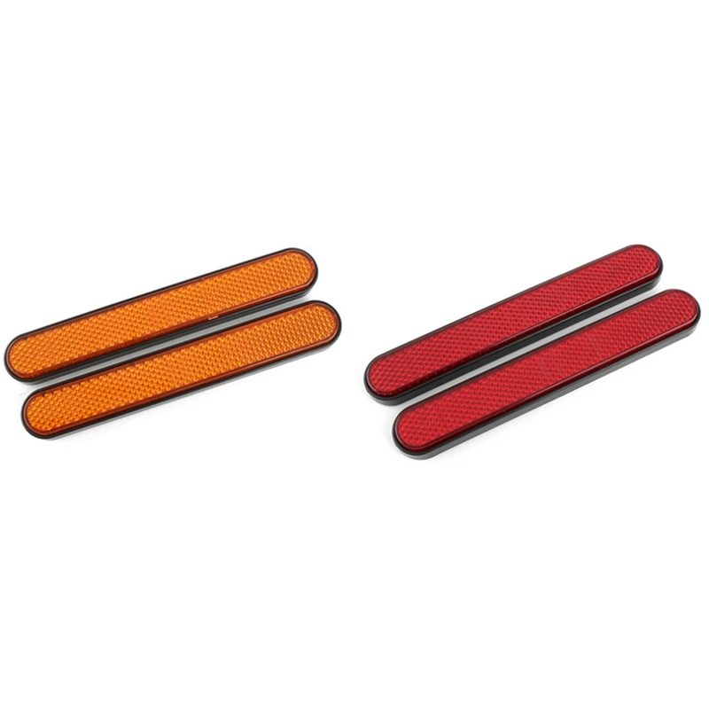 

Motorcycle Front Fork Reflector Sticker Lower Legs Slider Safety Warning For Softail Sportster 883 1200