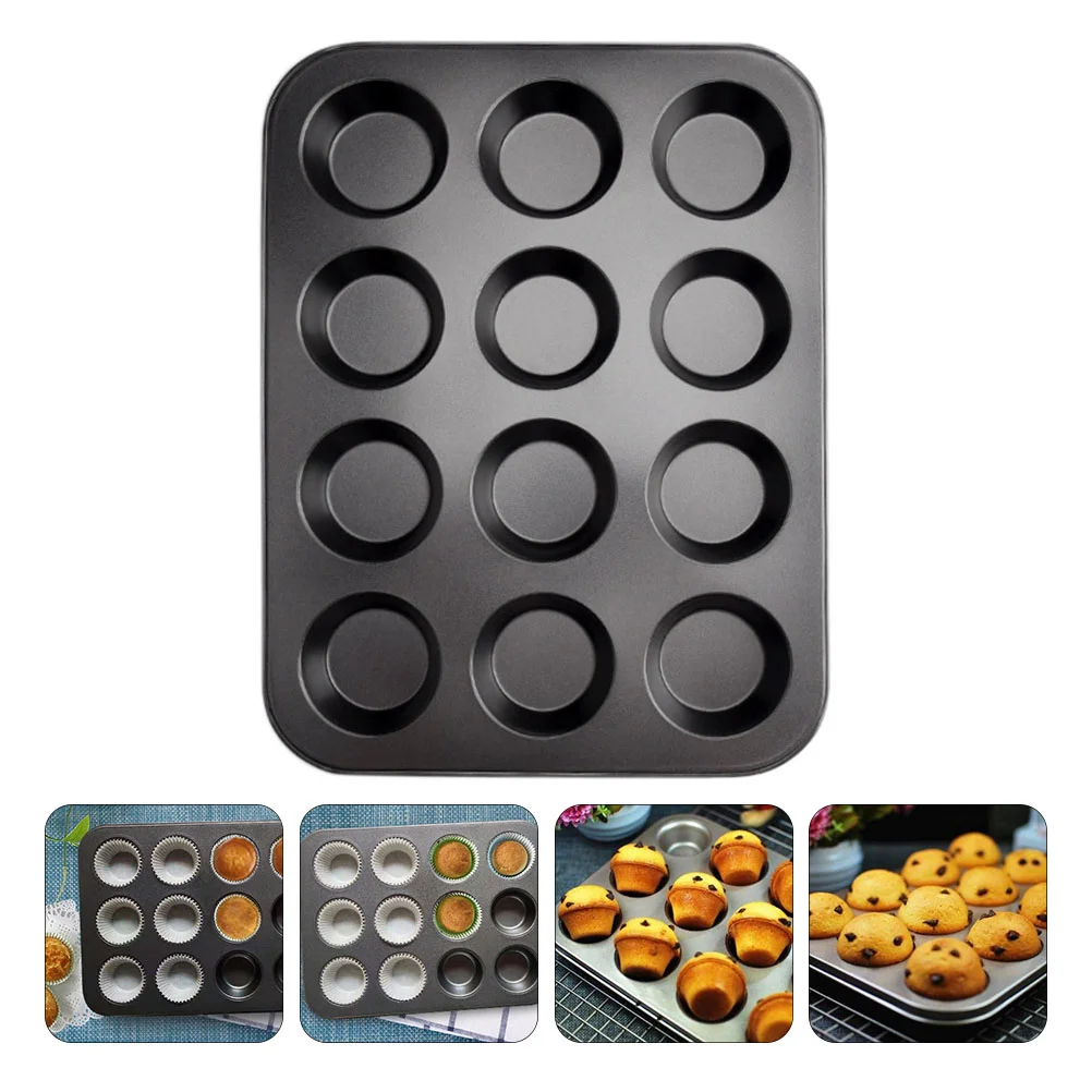 

Mold Baking Pan Cupcake Molds Cookie Kitchen Cake Brownie Bakeware Household Tray Bake Diy Mini Muffin Round Silicone mold