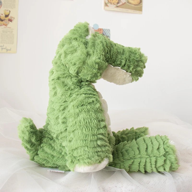 Симпатичная плюшевая игрушка Candice guo милая мультяшная зверушка зеленая крокодил
