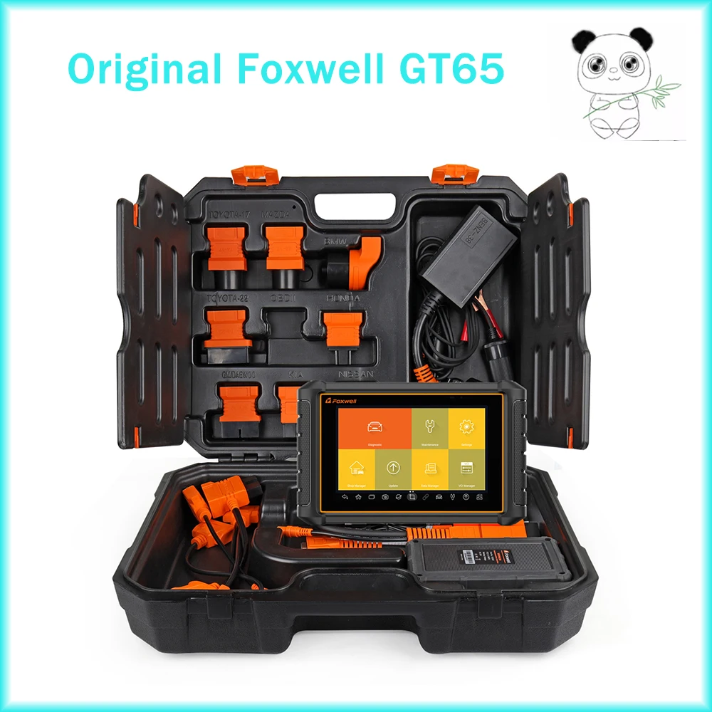 Диагностический сканер Foxwell GT65 OBD 2 ODB2, инструменты для автомобилей, кодирование ECU, двунаправленное тестирование, OBD2 автоматический сканер