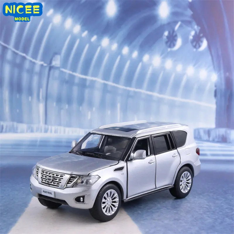 

Модель внедорожника в масштабе 1:32 Nissan патруль Y62 из литого металлического сплава, модель автомобиля со звуковым оформлением, коллекционная ...