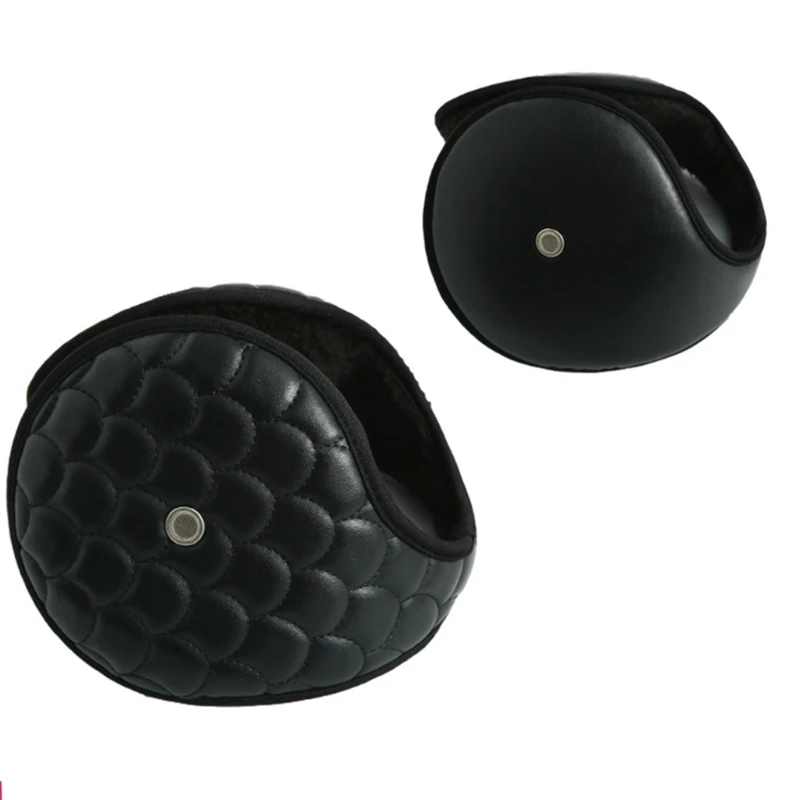 

Ветрозащитные наушники, водонепроницаемые кожаные наружные утеплители для взрослых мужчин, сохраняющие тепло в холодную погоду,