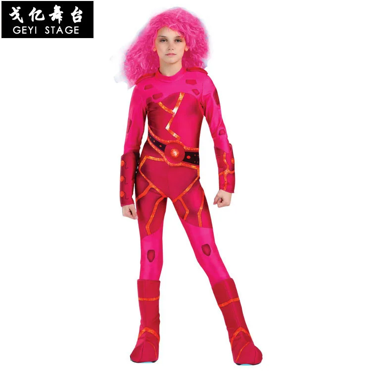 

Halloween stage performance children's costumes lava girl hell angel angel demon costume
