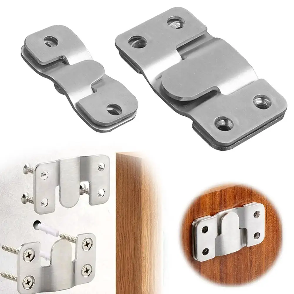 Сверхпрочный крючок для фоторамки из нержавеющей стали настенный блокировочный