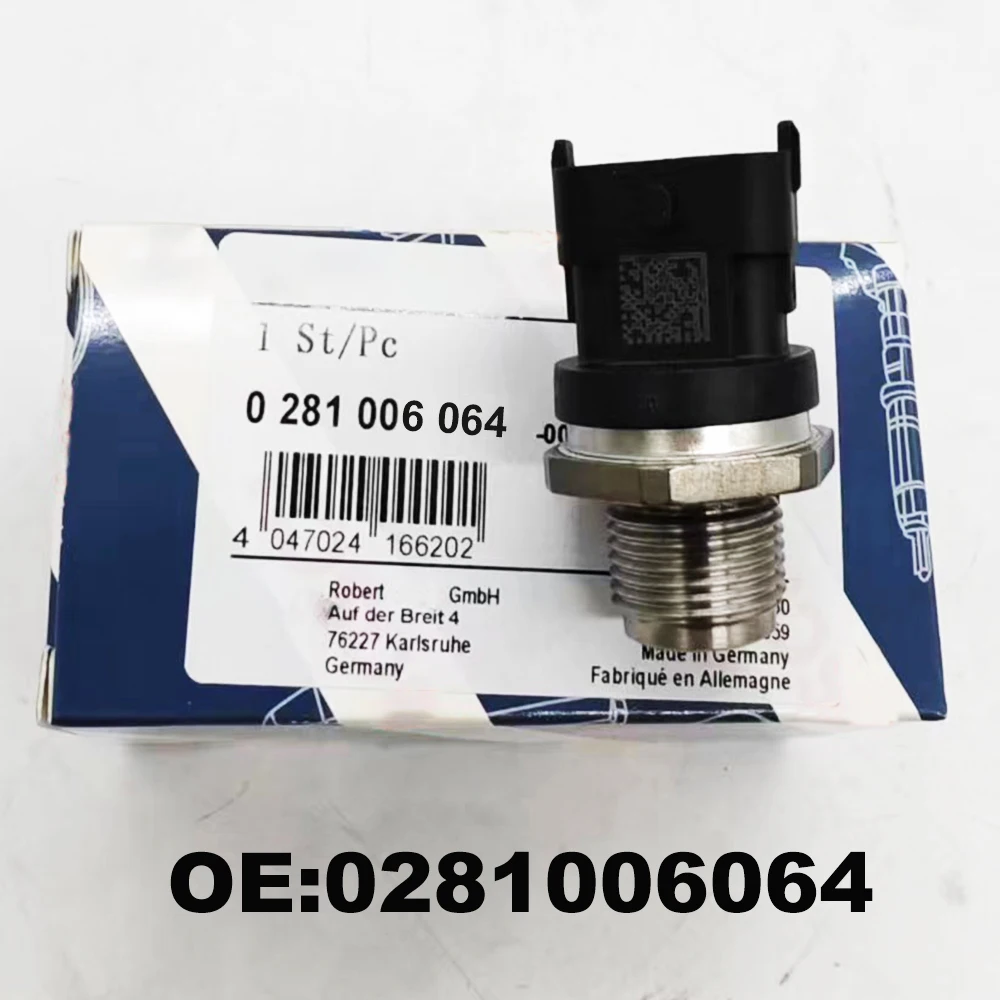 

NEW For B-osch OEM 0281006064 0281006017 LR020692 original Fuel Rail Injection Pressure Sensor For F-ord J-aguar Land R-over