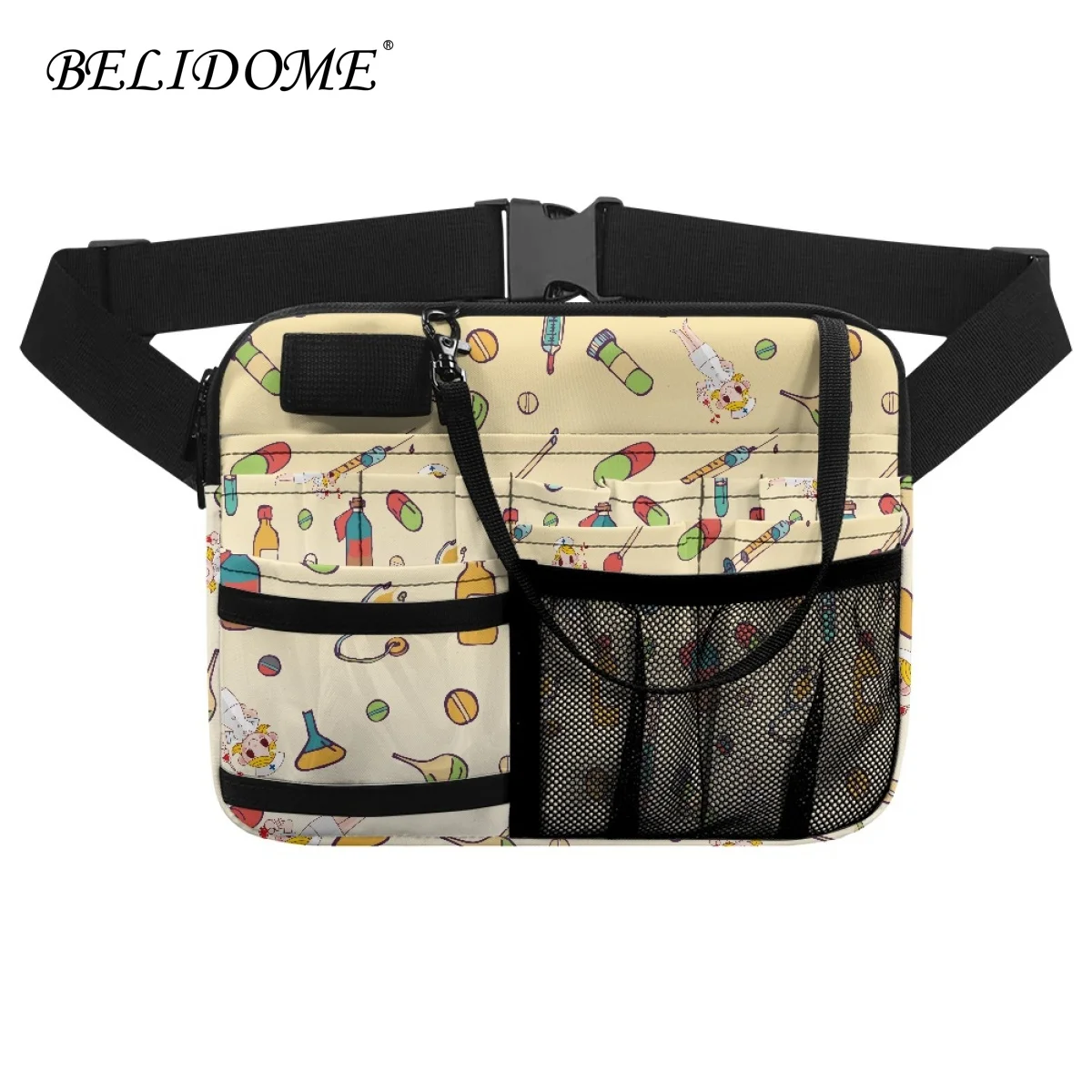 

Nurses Pouch Waist Bag Adjustable Fanny Pack Pouch Hip Bag for Stethoscopes Bandage Scissors Medical Gear Pockets Sac Banane