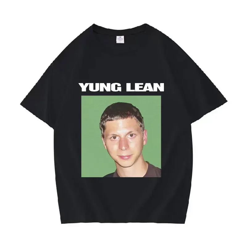 Смешная футболка Yung Lean Meme Graphic Мужская модная повседневная с коротким рукавом