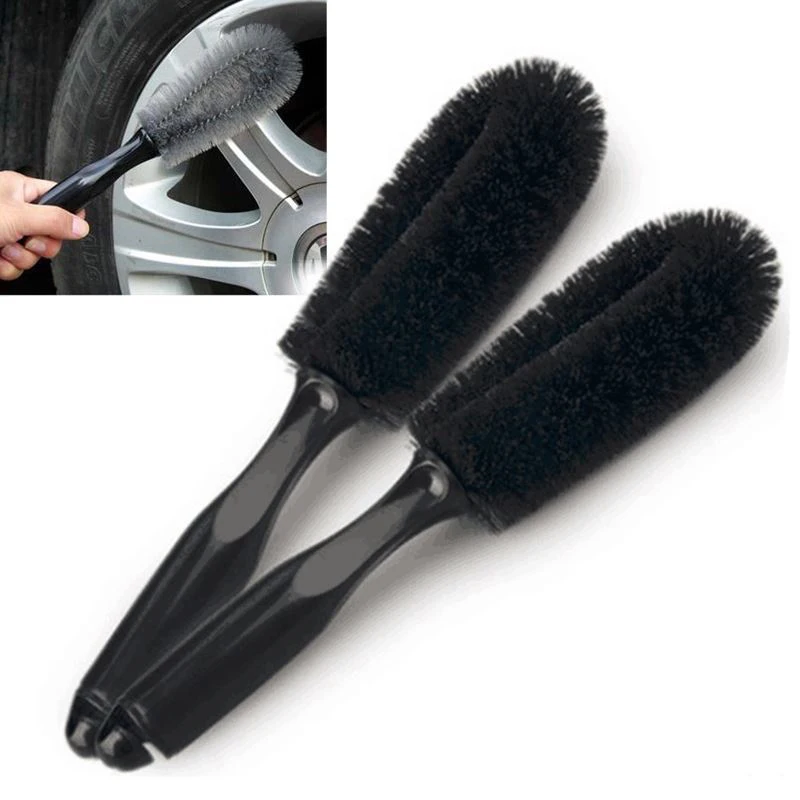 

Auto Rim Scrubber Wheel Brush Cleaner Dust Remover Plastic Handle Motorcycle Truck Washing Vehicle Wash Tire Cleaning Tools