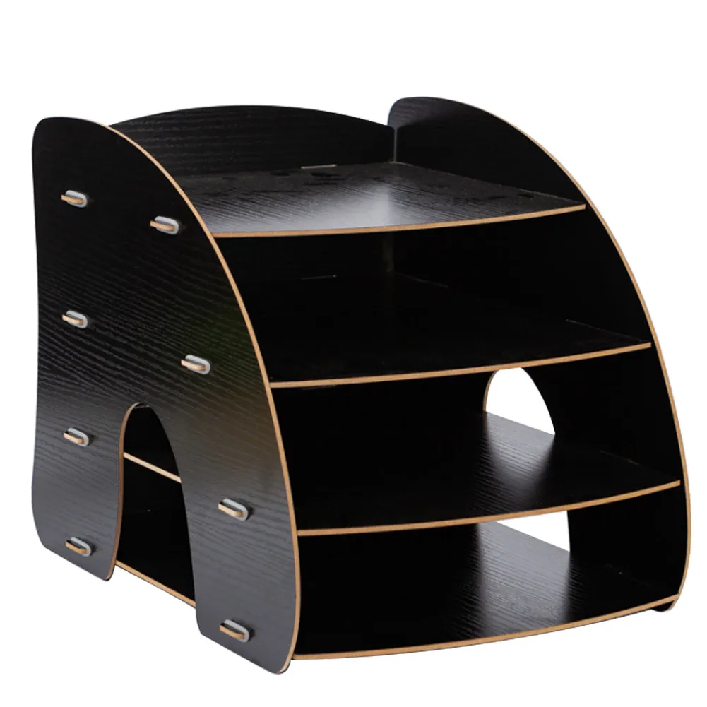 ArC-образный многослойный журнал A4 Подставка для книг и файлов Органайзер Офис