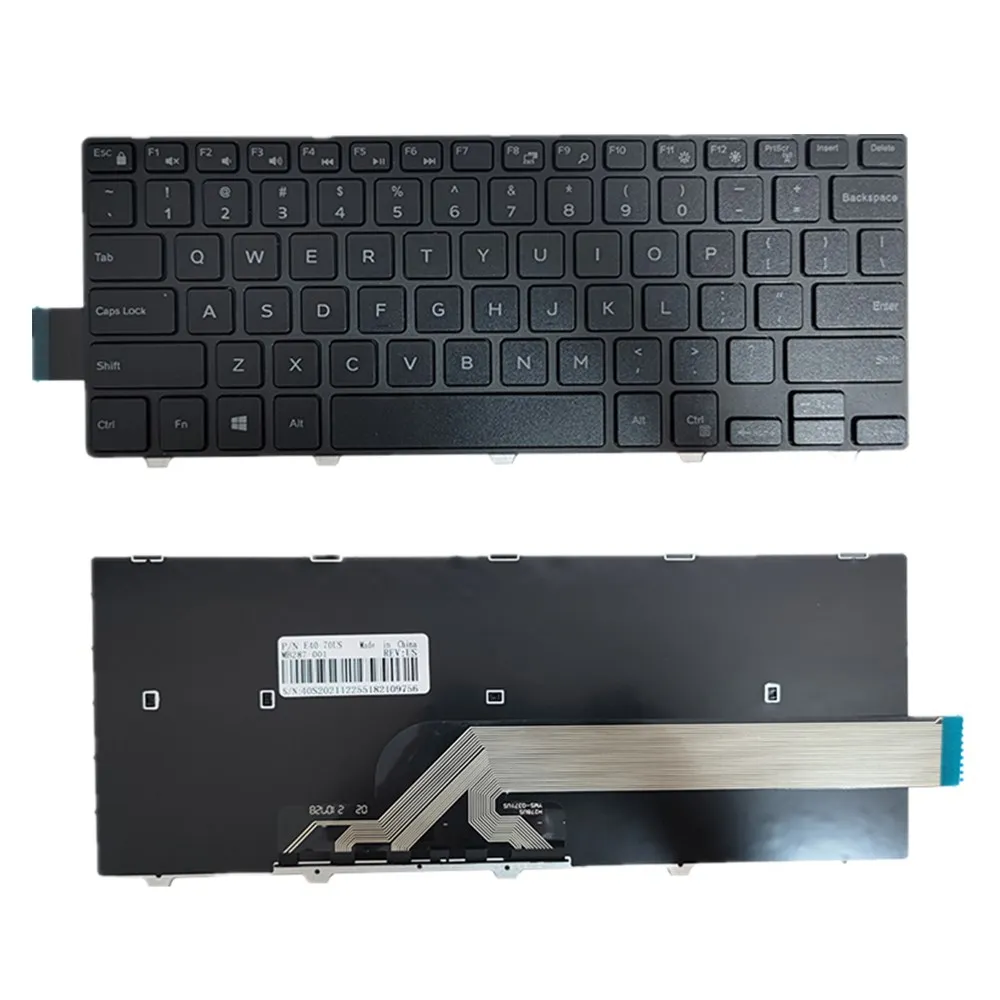 

New for Laptop Dell Inspiron 14-3000 Serie 3441 3442 3443 3451 US Keyboard with Frame no-Backlit