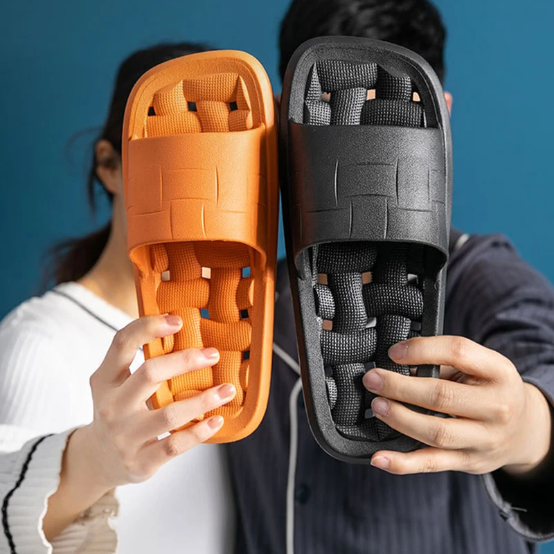 Ажурные шлепанцы для ванной комнаты женская модель рандомные пляжные сандалии