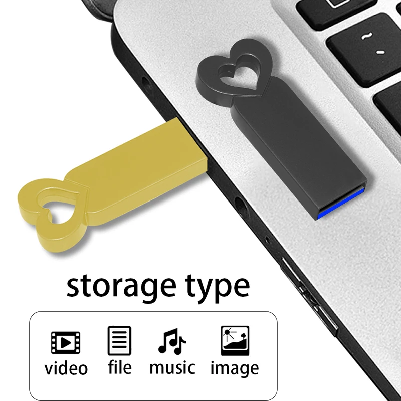 

Портативный флеш-накопитель USB 2,0, USB флеш-накопитель в форме сердца, 4 ГБ, 8 ГБ, 16 ГБ, 32 ГБ, 64 ГБ, 128 ГБ, мини-Usb флеш-накопитель, Флешка 32 Гб