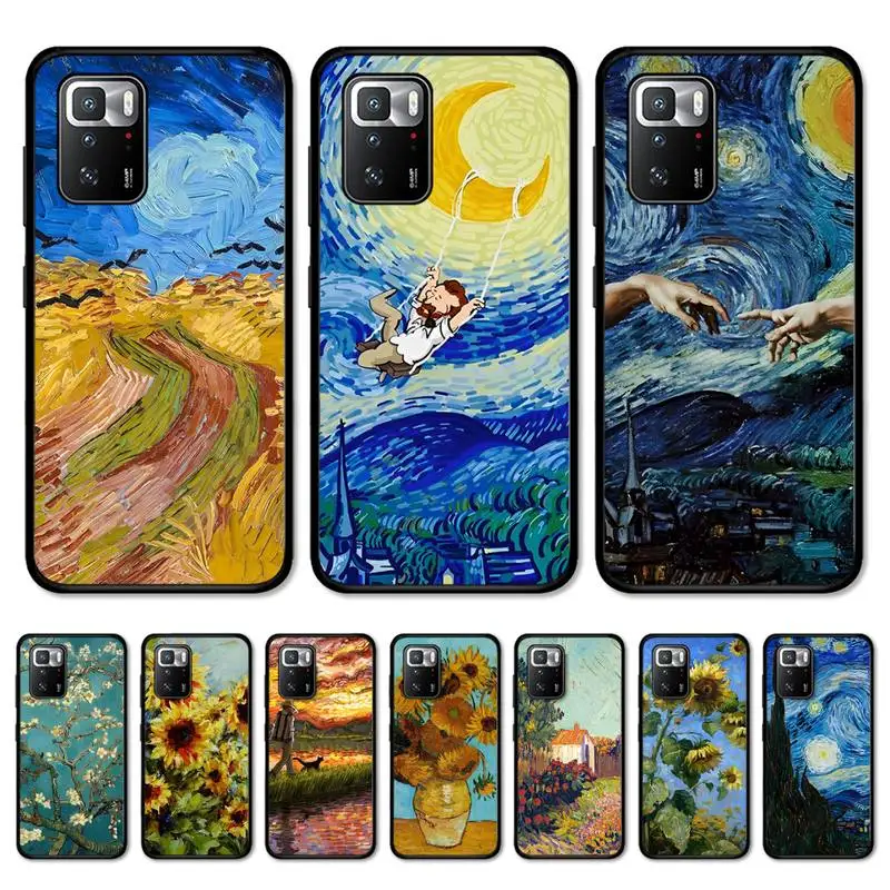 

Van Gogh painting Phone Case for Redmi Note 8 7 9 4 6 pro max T X 5A 3 10 lite pro