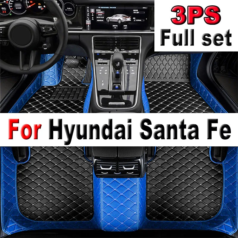 

Автомобильные коврики для Hyundai Santa Fe (FIVE SEAT) 2010 2011 2012, индивидуальные автомобильные подкладки для ног, задняя крышка