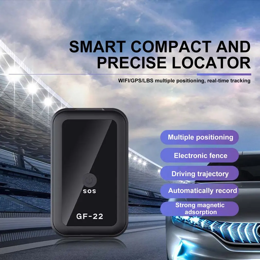 Новый трекер для автомобилей Magnetic Mini Motorcycle GPS Locator Anti-Lost Recording Tracking Device With Voice Control Phone Wifi LBS on.