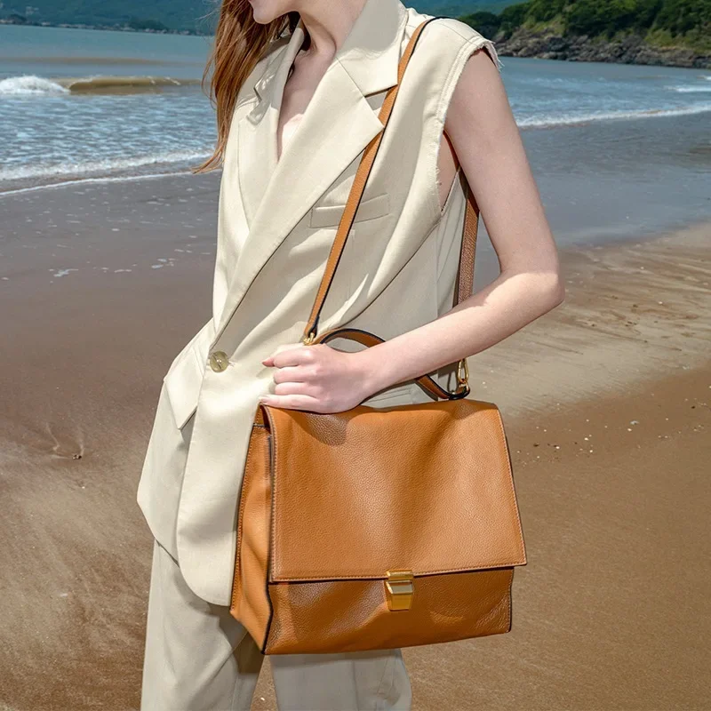 Женская дизайнерская сумка через плечо из искусственной кожи