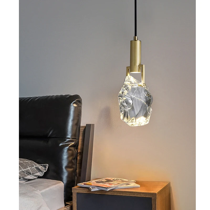 Скандинавская Великолепная ежедневная хрустальная люстра прикроватная лампа