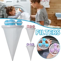 washing machine float filters reusable lint filters household cleaning tools floating lint mesh bag hair filter lint filter