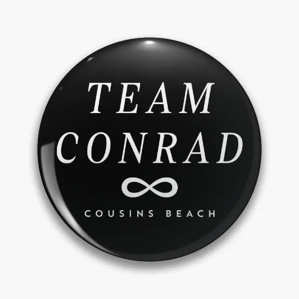 Team Conrad Cousins Beach The Summer I T Мягкая пуговица Значок Модная шляпа Забавный подарок