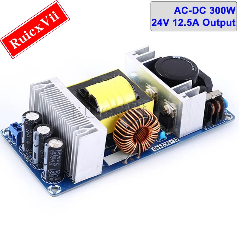 

300W AC-DC Isolated Switching Power Supply Module Step Down Buck Converter Board 24V 12.5A Voltage Regulator for LED Driver