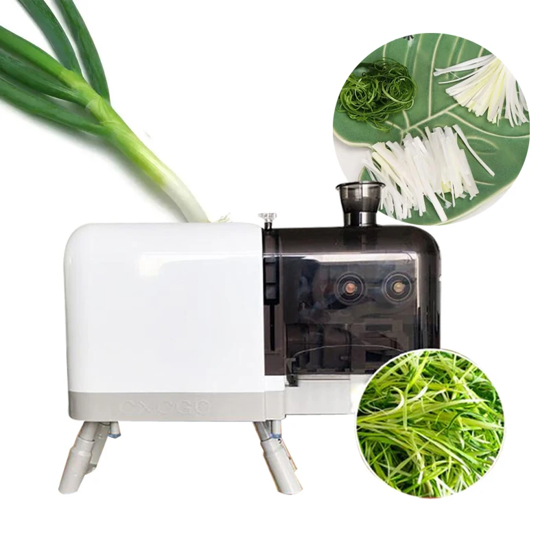 

Small Electric Fast Vegetable Cutting Machine Green Onion Shredding Machine Knife Distance 1.8MM/2.2MM/3MM