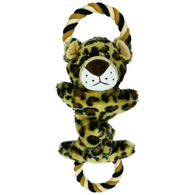 

with Rope Dog Toy, Pull and Crinkle, Leopard Snuffle mat Dog clicker Christmas dog toys Toy dog Toys for dogs Puppy accessories