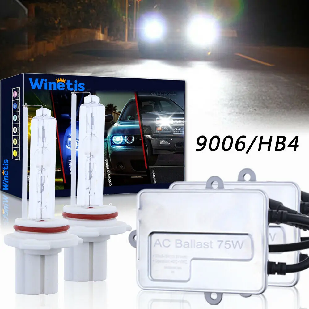 

75W 9006 Hid Headlight Low Beam Bulb For Honda Civic 2004-2015 Accord 1990-2012