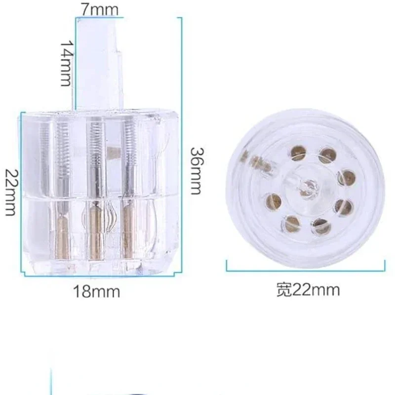 7-контактный сливовый замок прозрачный трубчатый цилиндр замка видимый выбор
