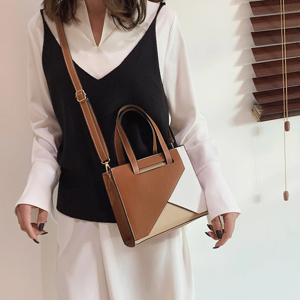 

2020 Fashion Hit Color Vintage Crossbody Leather Retro Messenger Handbags Vintage PU Leather Shoulder Messenger Bag