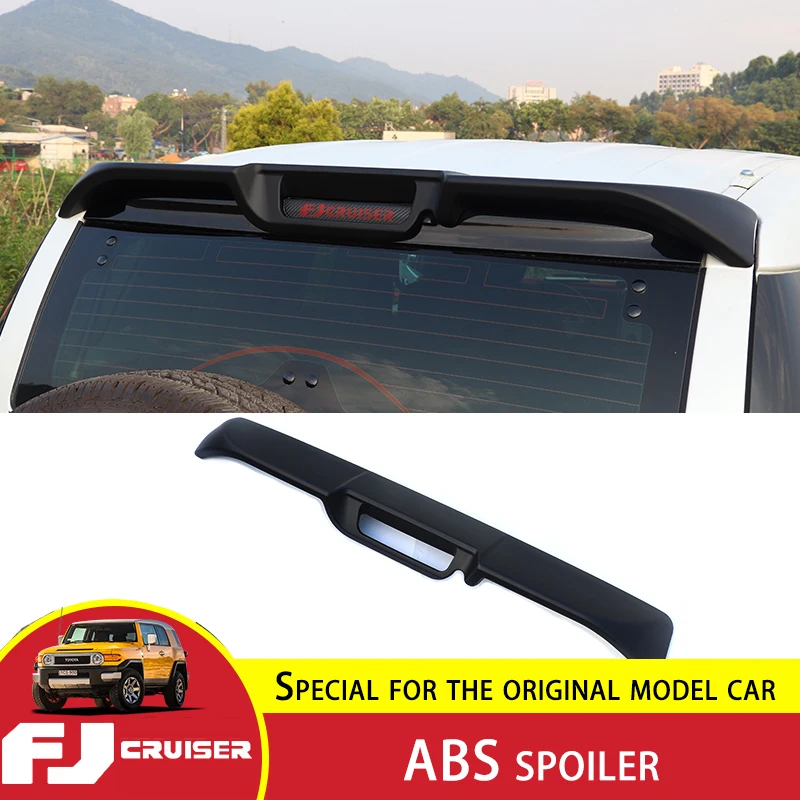 

For Toyota FJ Cruiser ABS Spoiler Modification Fixed Wind Spoiler Appearance Decoration FJ Tail Sports Spoiler Accessories