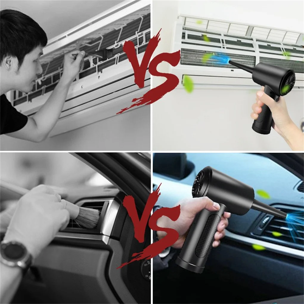 

Electric Air Duster Cordless Dust Vacuum Blower Bedroom Living Room Sofa Cleaning Device Office Electronic Accessories