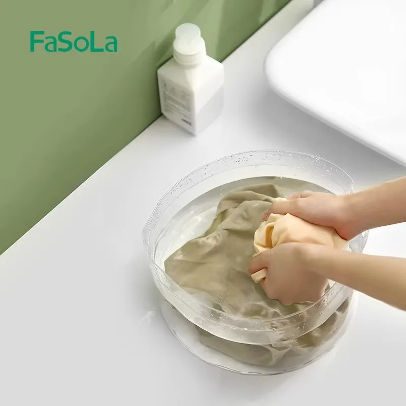 Уличные корзины для хранения FaSoLa портативная прозрачная складная раковина