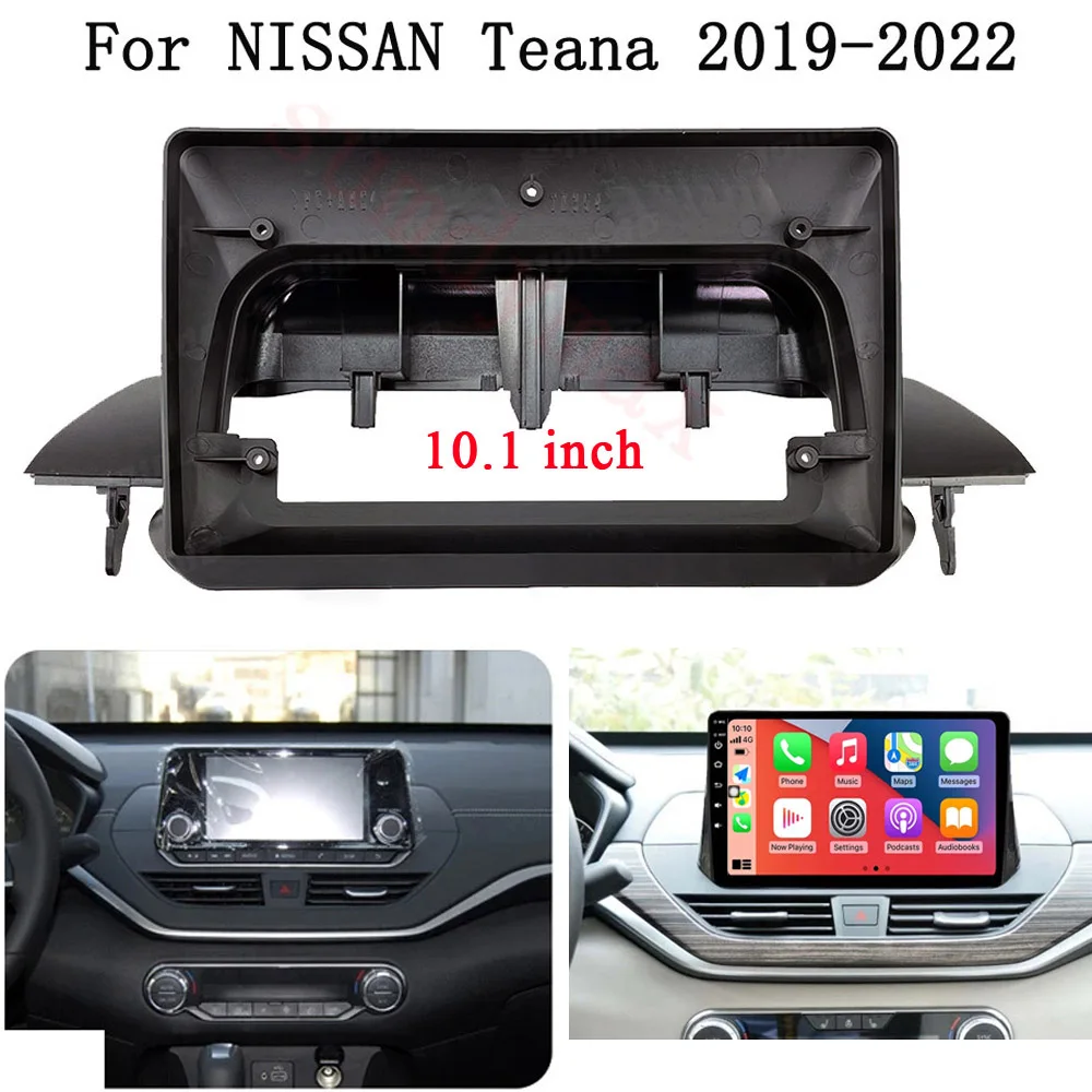

10.1 inch Car Radio audio Frame Kit For For Nissan Altima Teana 2019-2021 Auto Stereo Dash Panel Mounting HeadUnit Fascia Trim