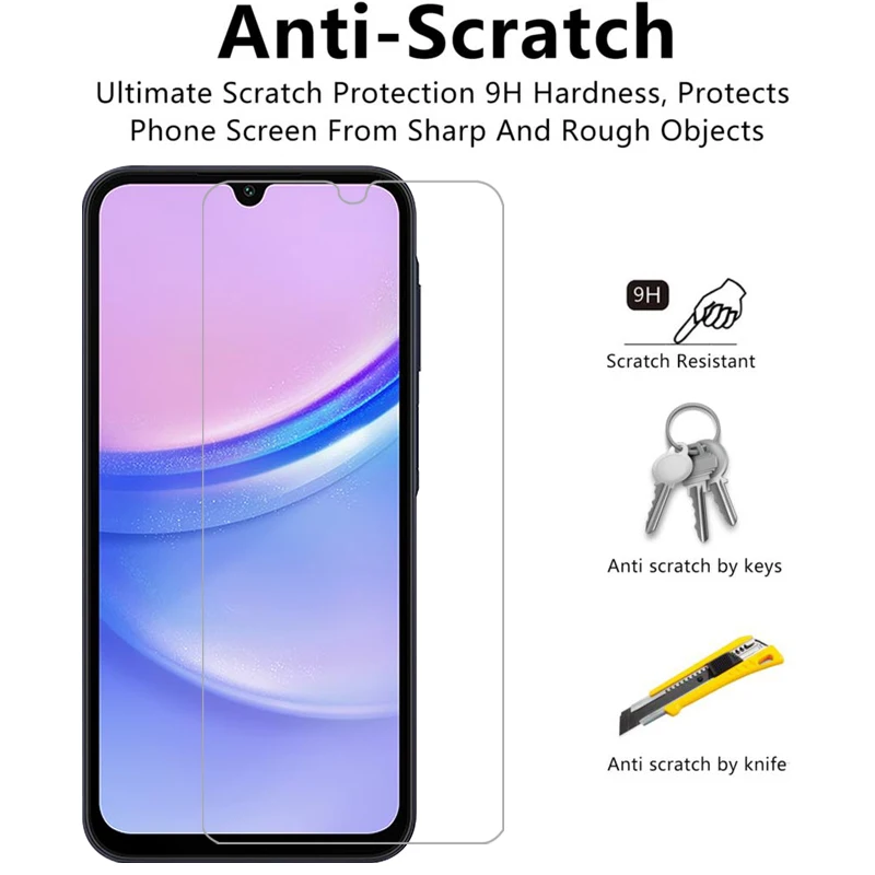 Защитное закаленное стекло для samsung galaxy a15 4g 5g Защита экрана samsunga15 galaxya15 a 15 15a