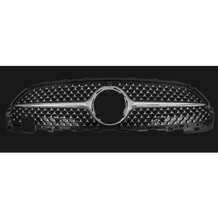 

for Mercedes-Benz C63 Gypsophila grill 22 C-class 206 silver grill W206 modified AMG grill