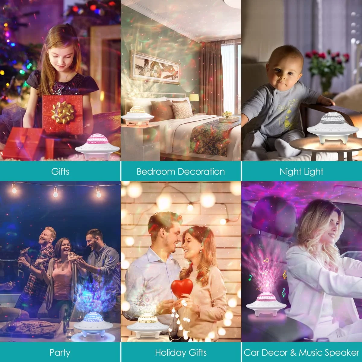 Галактический проектор Звездные проекторы светодиодная лампа ночник декор для