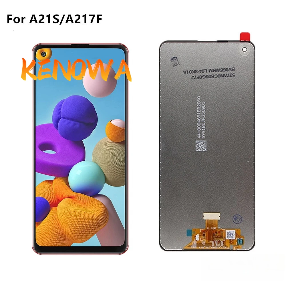 Фото 6,5-дюймовый дисплей A21S с рамкой для Samsung Galaxy A21S A217F, сенсорный ЖК-экран, дигитайзер, замена №1