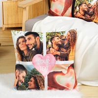 personalized printed photo cushion cover personnalis%c3%a9 anniversary photo pillowcase valentines day gift pillow case