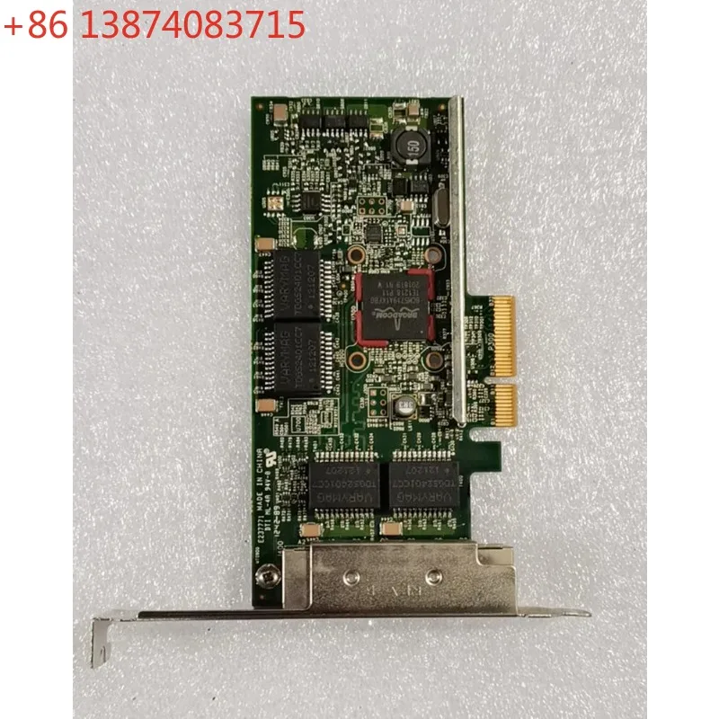 Фото Оригинальная сетевая карта Broadcom BCM5719 с четырьмя портами Gigabit Ethernet PCI-E для Dell, версии TMGR6 HY7RM KH08P YGCV4 №1