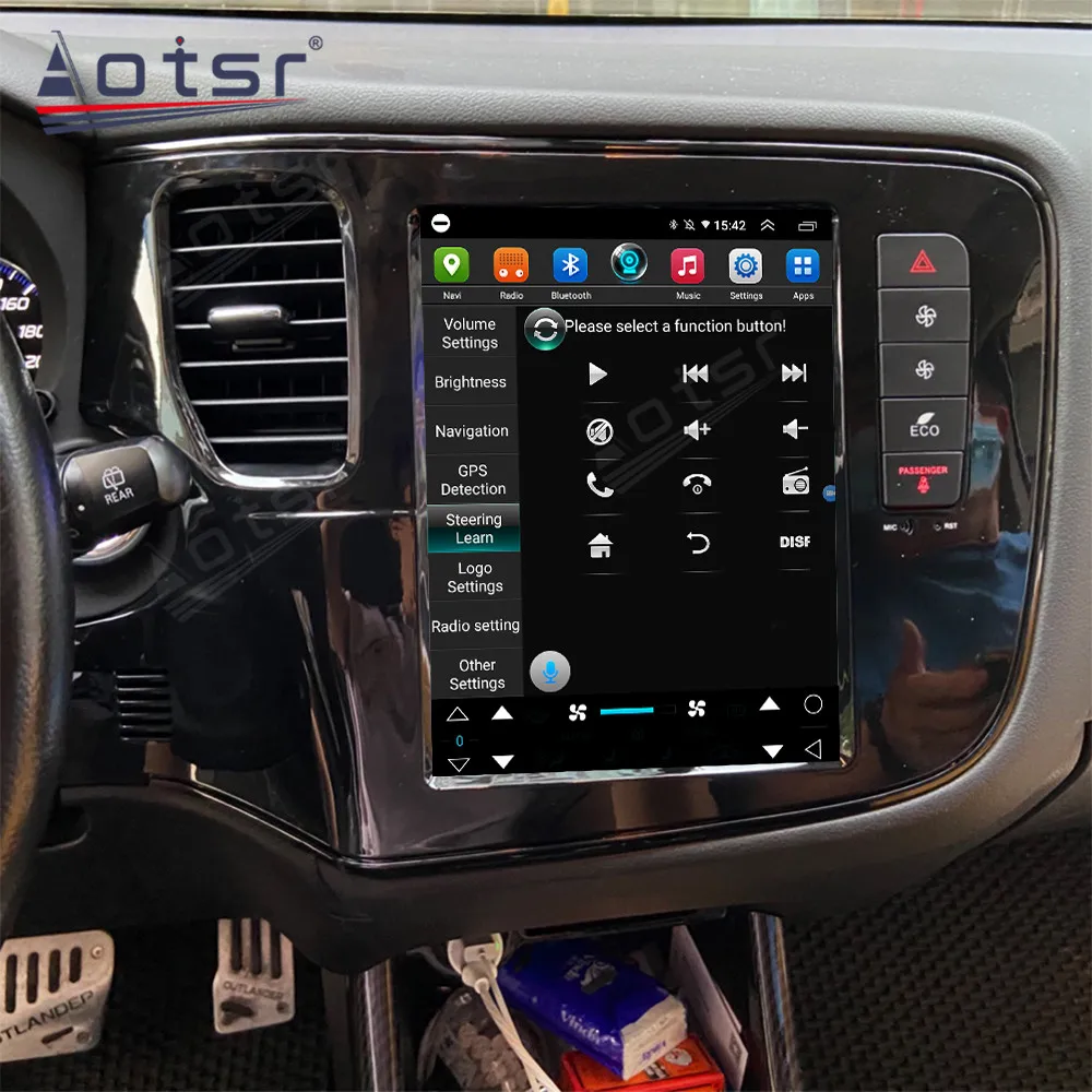 128G Android 11 Tesla Style для Mitsubishi Outlander 3 III 2013-2018 Авто Радио Стерео Автомобильный