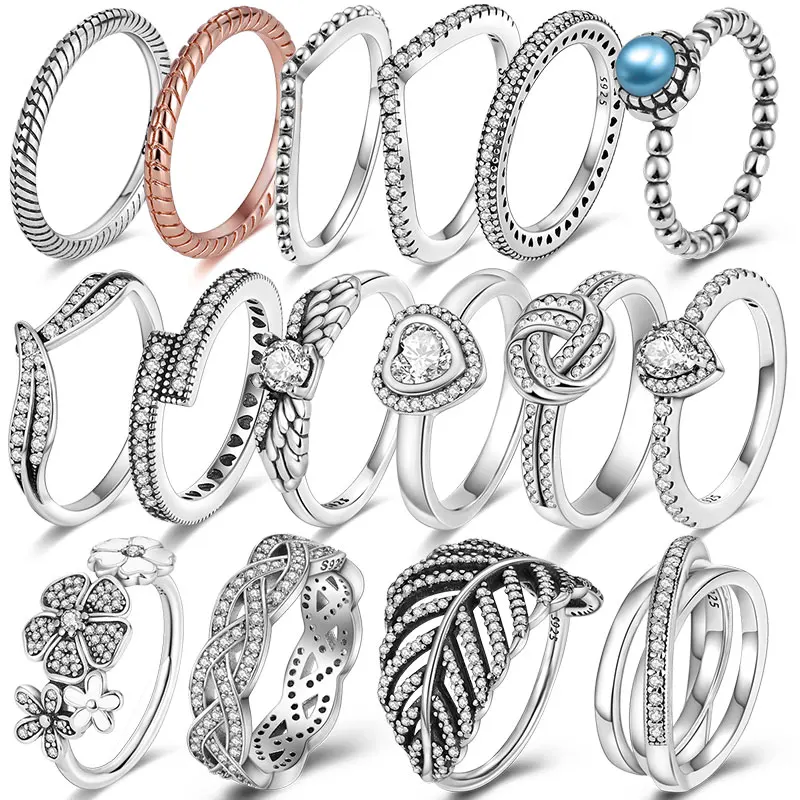 Женские серебряные кольца с фианитом, обручальные кольца с крестом ...