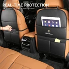 Автомобильный чехол с логотипом Anti Kick Pad, защитный чехол с сумкой для хранения, аксессуары для Alfa Romeo Mito Stelvio Spider Giulia Giulietta 159