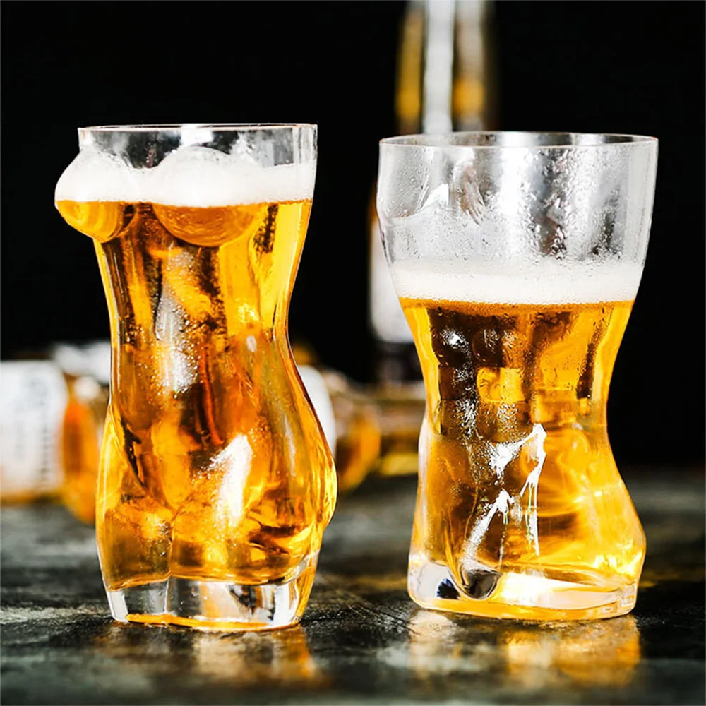 Заводская цена прозрачная индивидуальная стеклянная посуда в форме мужчины