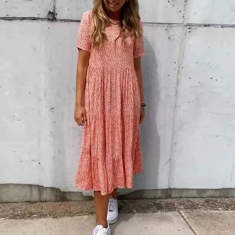 

Повседневное свободное модное облегающее пляжное платье с принтом в стиле бохо, женское элегантное вечернее платье на осень и лето, пикантное длинное платье без рукавов с разрезом и V-образным вырезом