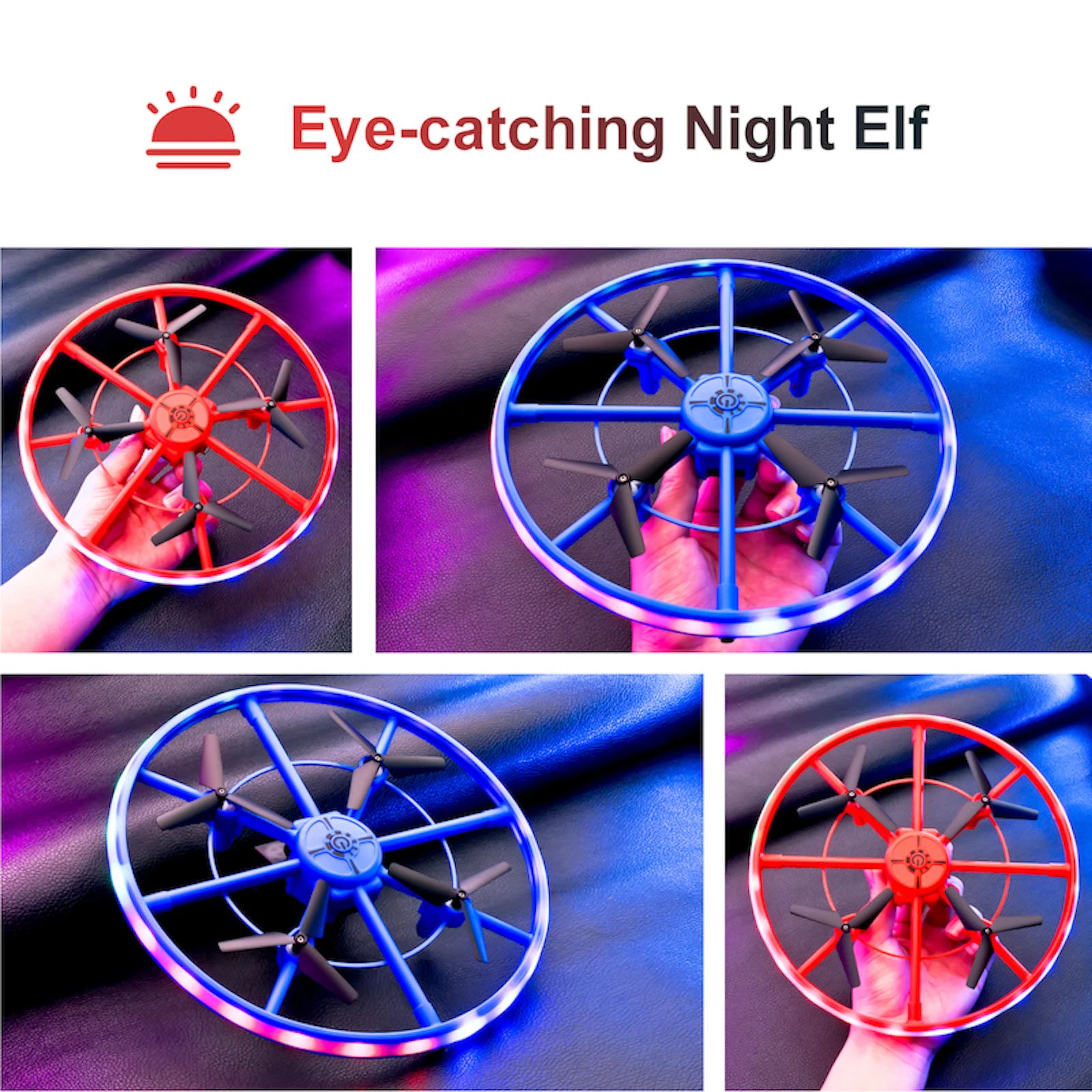 

New S126 MINI Drone Skimmer RC Helicopter Infrared Remote Control Plane Hand Sensing UFO Small Dron Quadcopter Electric Toys
