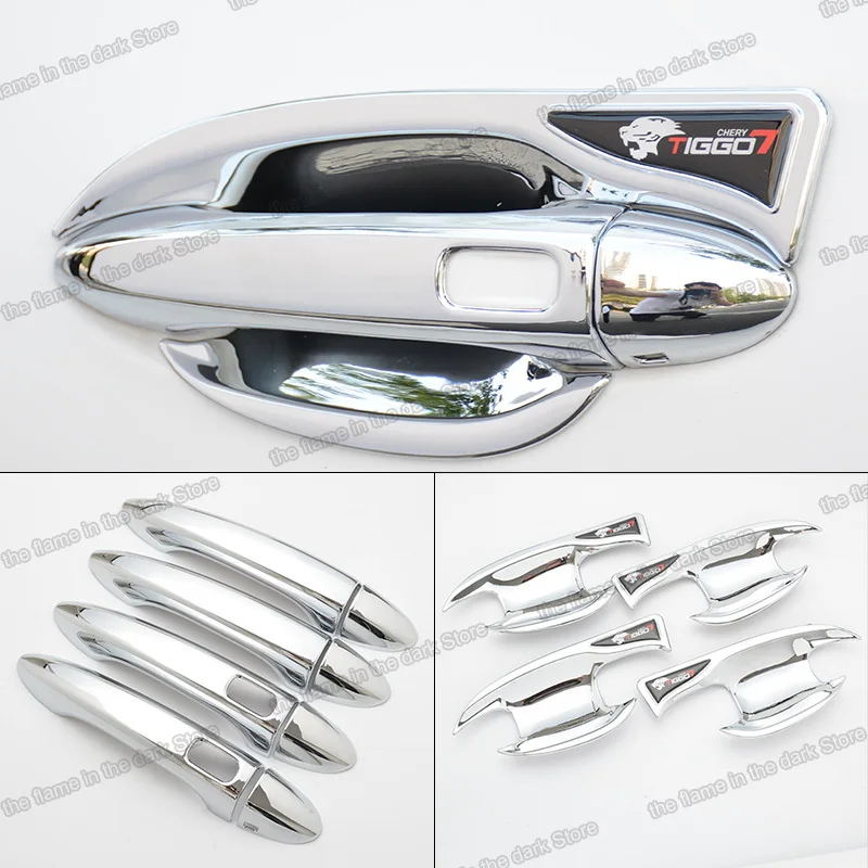 

Lsrtw2017 Крышка для автомобильной дверной ручки, отделка, Стайлинг дверей, панель-чаша для Chery Tiggo 7/tiggo 7 Pro 2020 2021, аксессуары, автомобильная подкл...